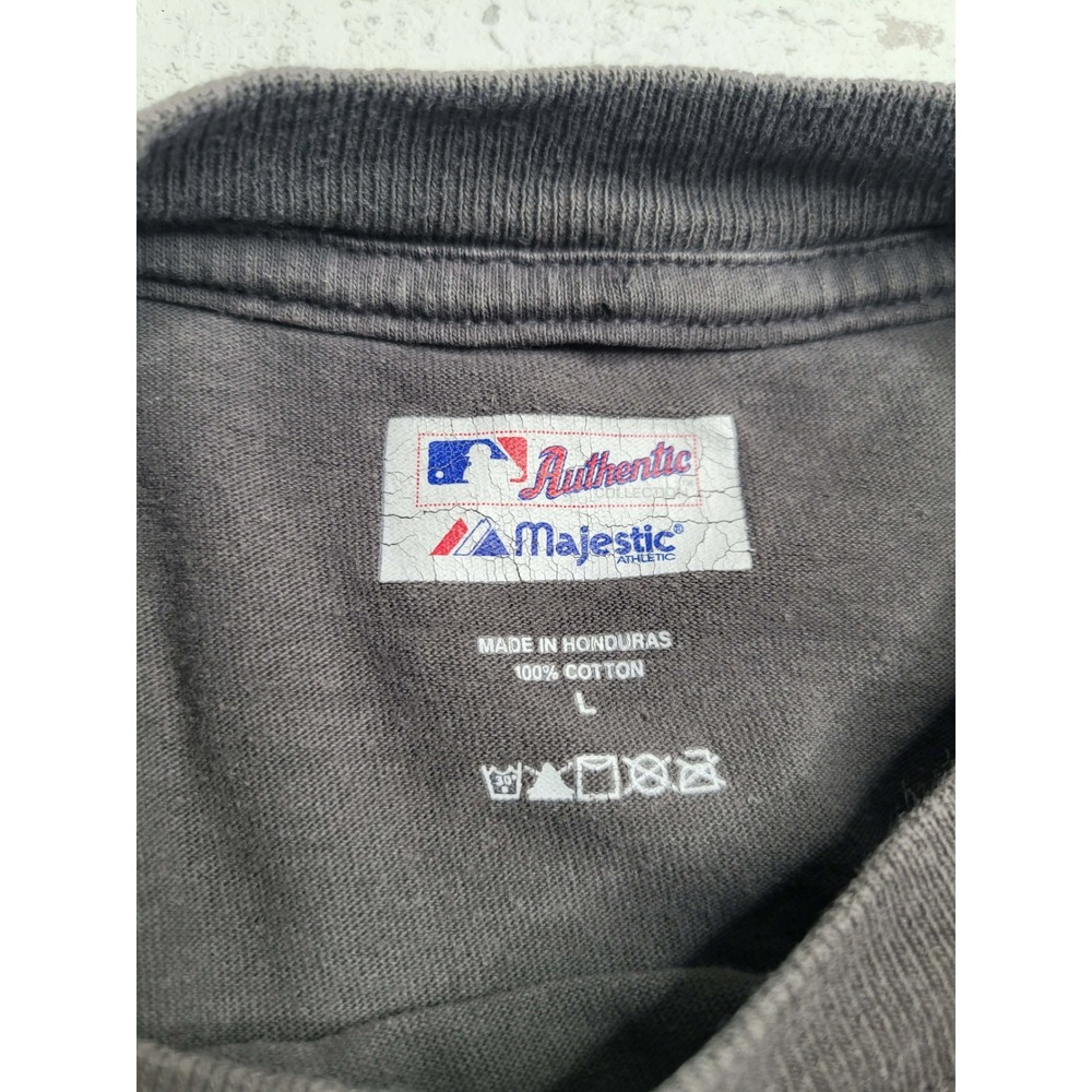 Majestic Texas Rangers 2010 ALDS Championship T-Shirt‎ Men's Large MLB Baseball - Picture 5 of 6